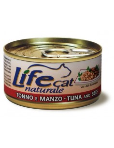 LIFE CAT TONNO E MANZO GR.85