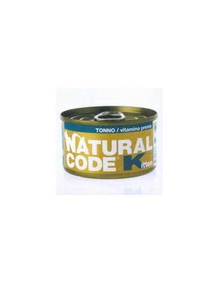 NATURAL CODE KITTEN TONNO E VITAMINA PREMIX GR.85