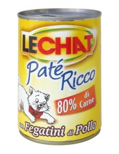 LECHAT PATE'FEGATO/POLLO GR.400