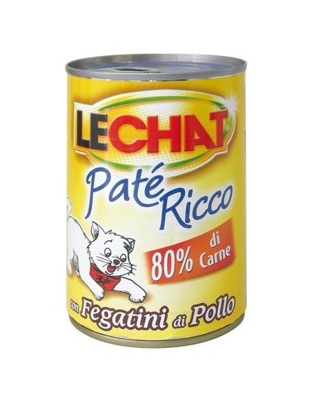 LECHAT PATE'FEGATO/POLLO GR.400