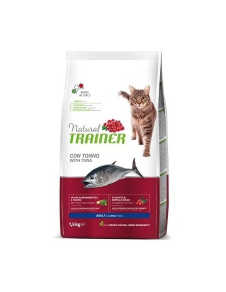 NATURAL TRAINER ADULTO CON TONNO KG.1,5