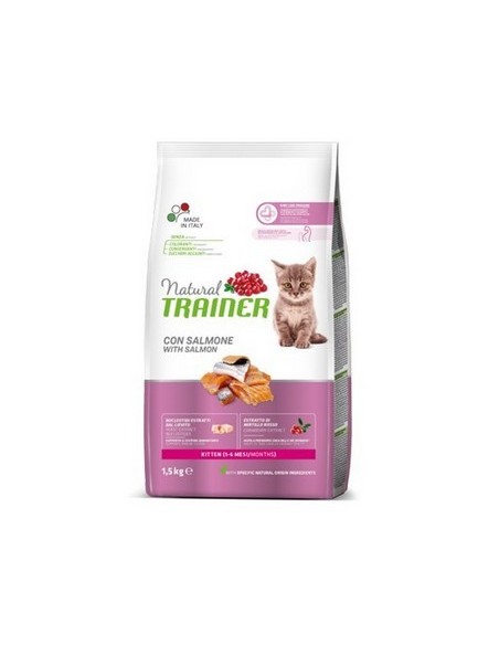 TRAINER NATURAL KITTEN CON SALMONE KG.1,5