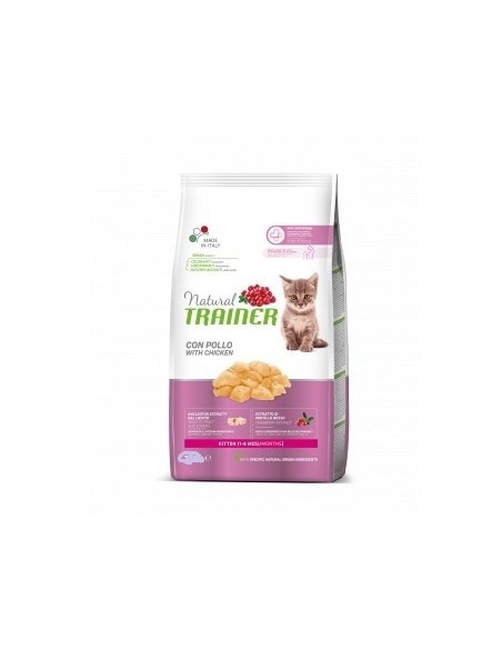 NATURAL TRAINER KITTEN con pollo gr.300