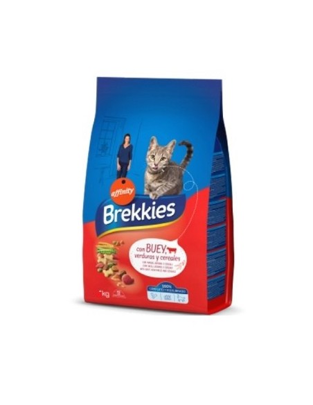 BREKKIES CAT MIX MANZO VITELLO E VERDURE KG.1,5