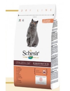 Schesir Cat Mantenimento Sterilized & Light Pollo, Formato 10 Kg, Cibo Secco per Gatti Adulti Sterilizzati 2