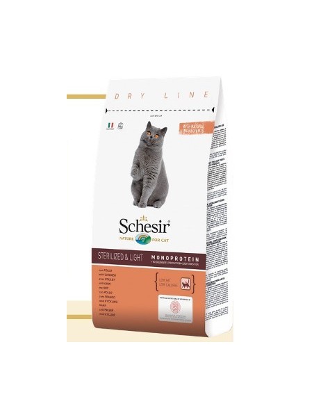 offertaSCHESIR MANT.STERILIZED LIGHT POLLO KG.10