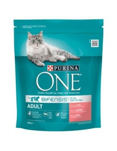 PURINA ONE CAT ADULT SALMONE  & CEREALI GR.800....