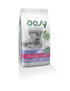 OASY ADULT STERILIZED SALMONE KG.1,5...
