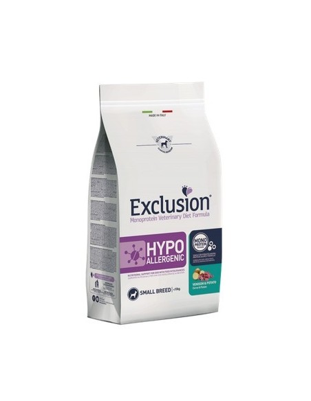 EXCLUSION DIET HYPOALLERGENIC SMALL CERVO E PATATE KG.2..