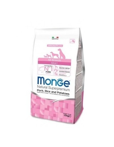 MONGE ADULT MAIALE RISO E PATATE ALL BREEDS KG.12