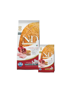 NATURAL & DELICIOUS ANCE SENIOR MINI POLLO E MELOGRANO GR.800