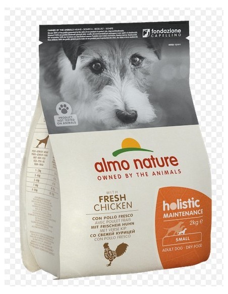 HOLISTIC DOG SMALL POLLO E RISO KG 2 ALMO....