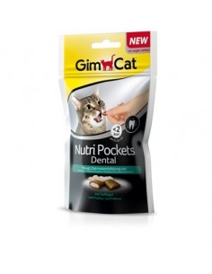 GIMCAT NUTRI POCKETS DENTAL POLLO GR.60