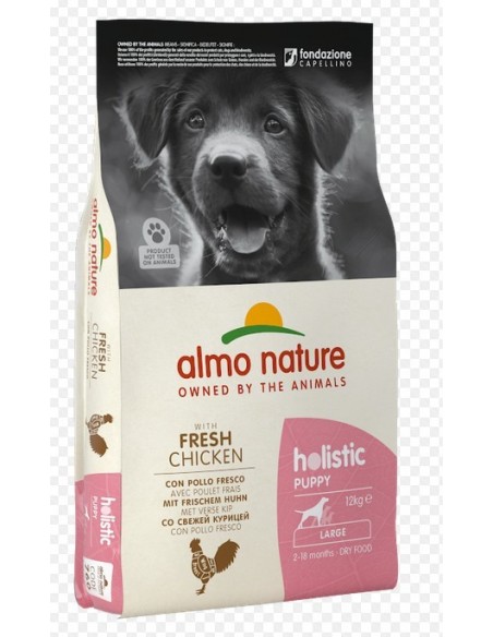 HOLISTIC DOG LARGE PUPPY POLLO E RISO KG.12