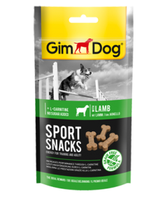 GIMDOG SPORTSNACKS OSSICINI ALL'AGNELLO 60 GR