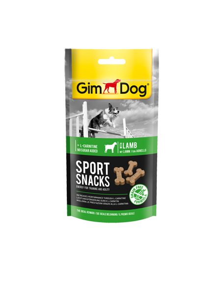 GIMDOG SPORTSNACKS OSSICINI ALL'AGNELLO 60 GR