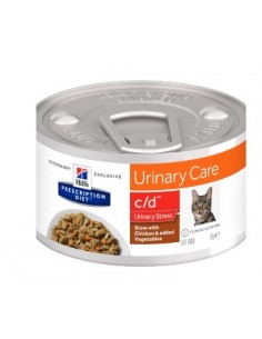 HILL'S FELINE C/D lattina URINARY STRESS pollo e verdure GR.82