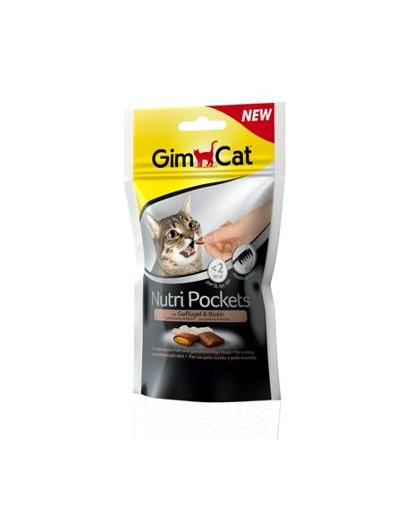 GIMCAT NUTRI POCKETS POLLAME E BIOTINA GR.60