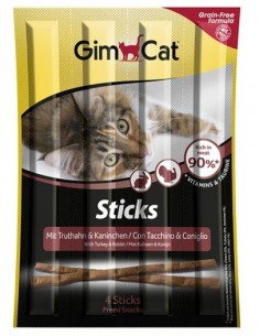 GIMPET STICKS TACCHINO E CONIGLIO 4PZ