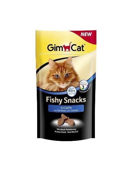 GIMCAT FISHY SNACKS CON SALMONE GR.35