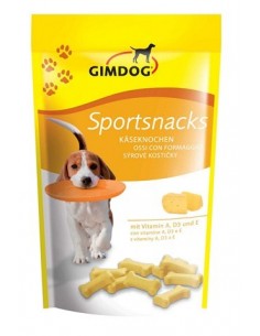 GIMDOG SPORTSNACKS OSSICINI CON FORMAGGIO 50GR