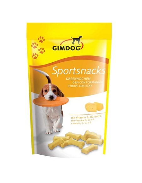 GIMDOG SPORTSNACKS OSSICINI CON FORMAGGIO 50GR