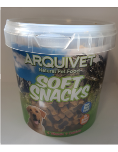 ARQUIVET SOFT SNACKS OSSA DUO POLLO E SELVAGGINA 800 GR