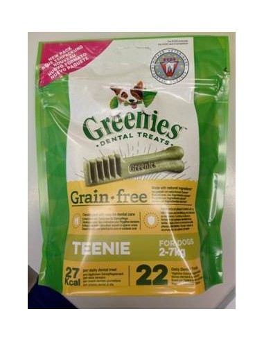 GREENIES TEENIE GRAIN FREE ( for dogs 2-7 kg) gr.170