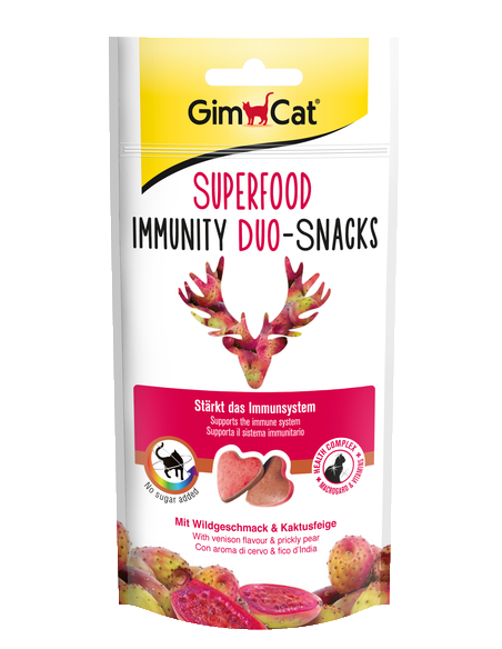 GIMCAT SUPERFOOD IMMUNITY DUO-SNACKS 40 GR