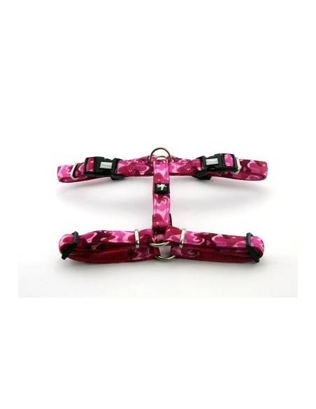 PETTORINA FUXTREME 15MMX45-65CM CAMOUFLAGE ROSA