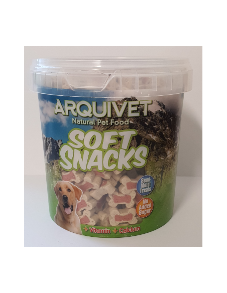 ARQUIVET SOFT SNACKS OSSA DUO SALMONE E RISO 800 GR.