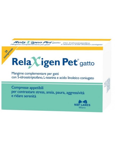 NBF LANES RELAXIGEN PET GATTO 20CPR