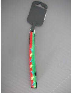 COLLARE NYLON 25/35X1 CM BIC.+MOT.promo