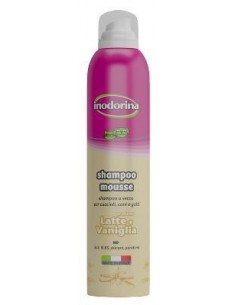 INODORINA SHAMPOO MOUSSE LATTE VANIGLIA ML.300