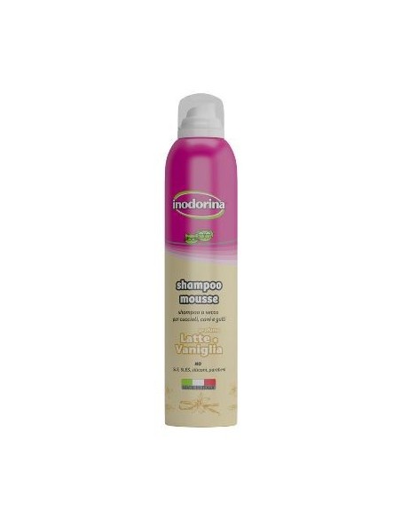 INODORINA SHAMPOO MOUSSE LATTE VANIGLIA ML.300