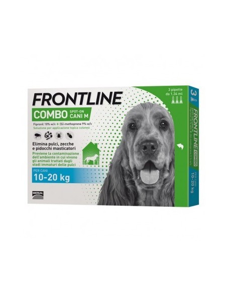 FRONTLINE COMBO CANI MEDI 10-20 KG 3 PIPETTE