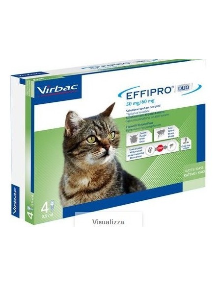 EFFIPRO DUO GATTO 4 PIPETTE 1-6 KG