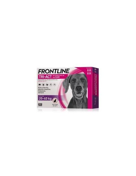 FRONTLINE TRI-ACT 20-40 KG 3 PIPETTE