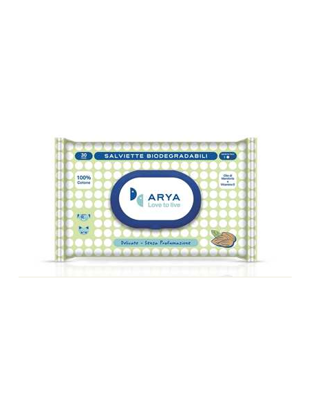 SALVIETTE ARYA DELICATE SENZA PROFUMAZIONE 30 PZ