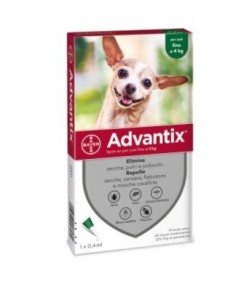 ADVANTIX SPOT-ON CANI FINO A 4 KG BAYER