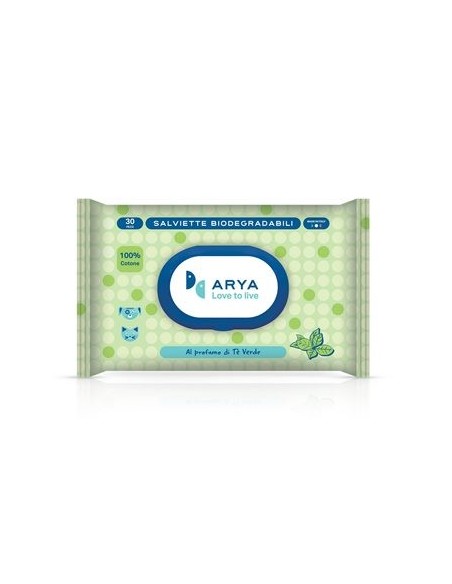 SALVIETTE ARYA BIO COTONE TE VERDE 30 PZ