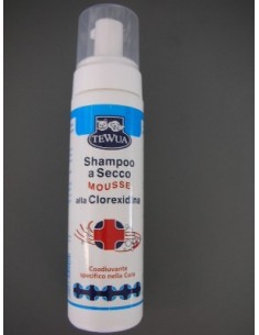 SHAMPOO A SECCO MOUSSE CLOEXIDINA ML.200 TEWA