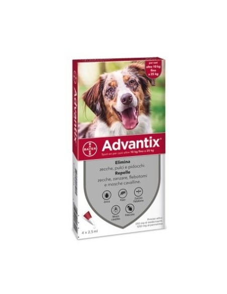 ADVANTIX SPOT-ON CANE 10-25 KG BAYER