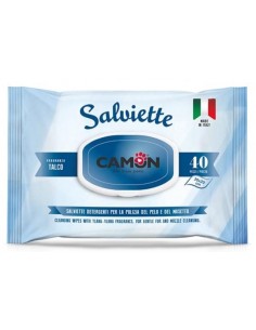 SALVIETTE TALCO 40 PEZZI CAMON