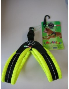 PETT.IN RETE FLUO MIS.3,5 GIALLO