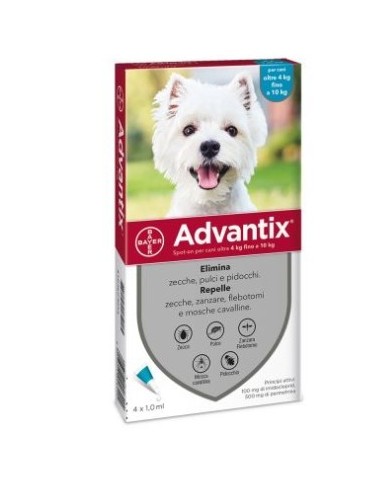 ADVANTIX SPOT-ON CANE 4-10 KG BAYER