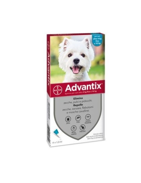 ADVANTIX SPOT-ON CANE 4-10 KG BAYER