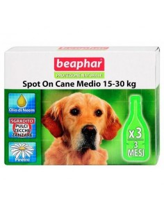 SPOT ON CANE MEDIO 15-30KG BEAPHAR PROTEZONE NATURALE