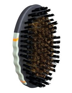 SPAZZOLA DA PALMO SETOLE IN NYLON OTTONE