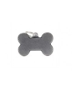 MEDAGLIETTA OSSO STRONG ROMBI GRANDE MY FAMILY